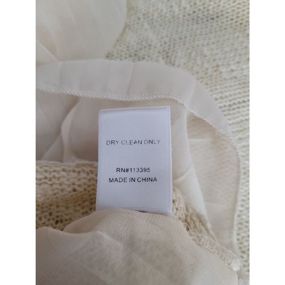 En Creme Split Back Sweater - Picture 7 of 7